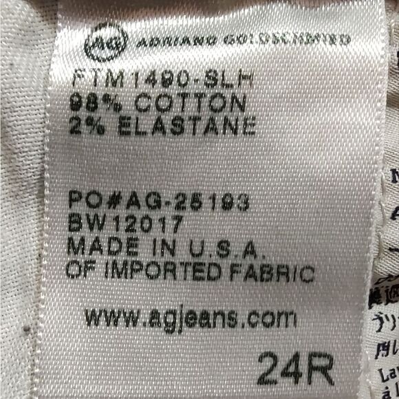 AG Adriano Goldschmied The Nikki Relaxed Skinny Grey Distressed US 24 - Picture 12 of 13